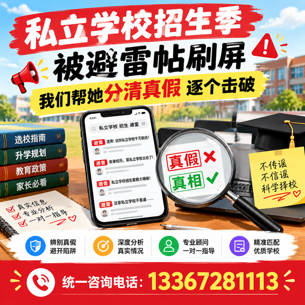 宿州小红书舆情合规处置：私立学校招生季被避雷帖刷屏，我们帮她分清真假逐个击破